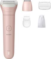 Philips - Lady Electric Shaver Series 6000 for women, Cordless, Wet & Dry with 4 Accessories (BRL128/04) - Lychee Pink - Front_Zoom