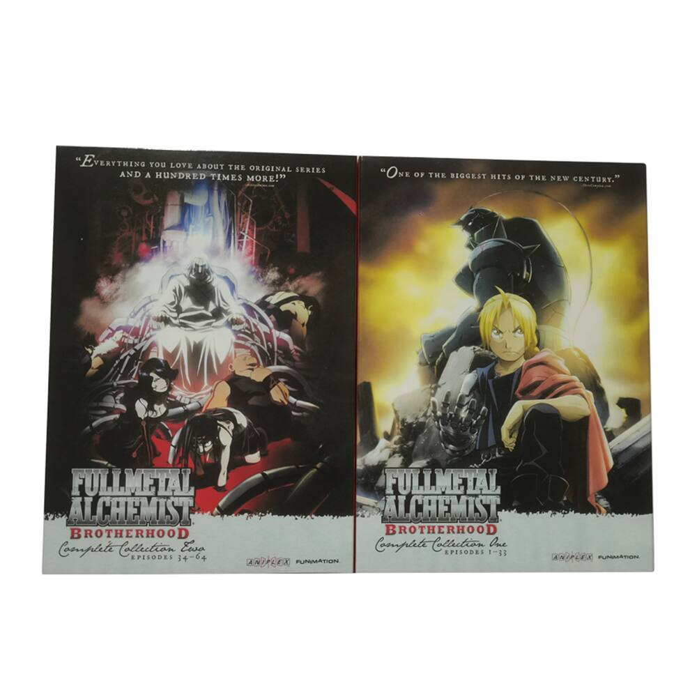 Angle. Fullmetal Alchemist Brotherhood - Complete Series DVD Full Collection I and II.