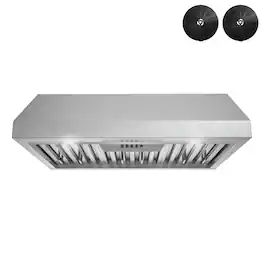 Streamline - 30 inches - Externally Vented - Under cabinet Range Hood - Brushed Stainless Steel