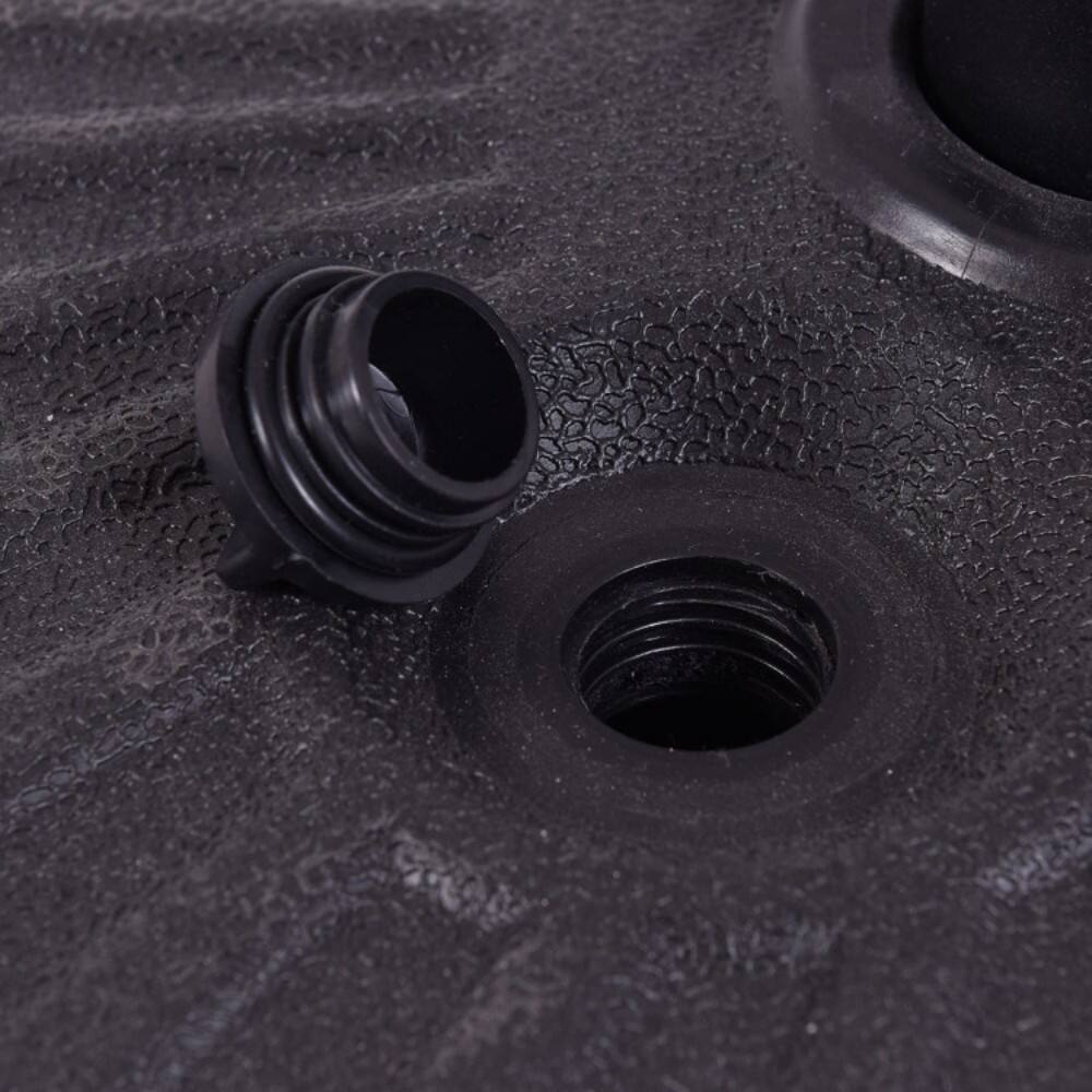 Alt View 1. Mondawe - 20 Inch Round 23L Water Filled Umbrella Base - Black.