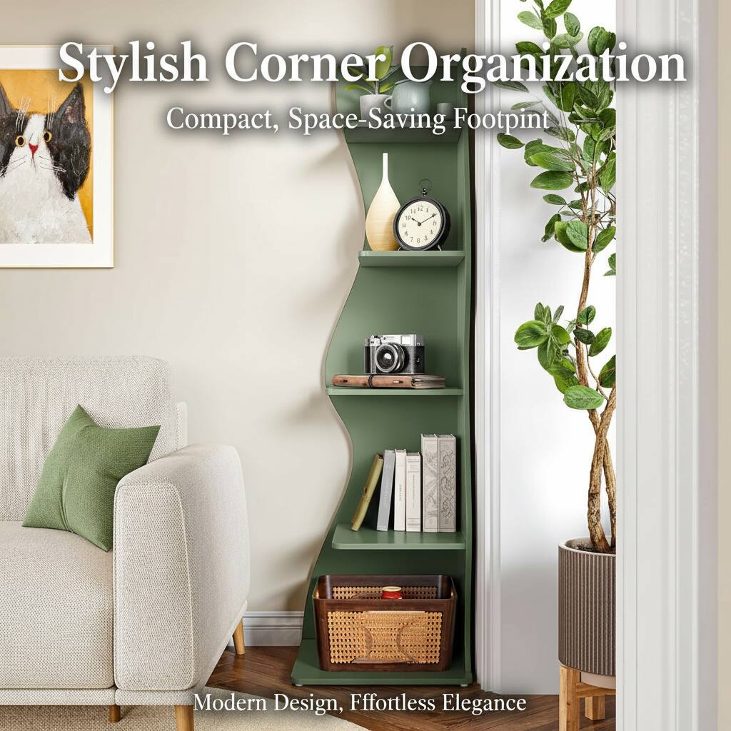 Stylish Corner Organization  
Compact, Space-Saving Footprint  
Modern Design, Effortless Elegance