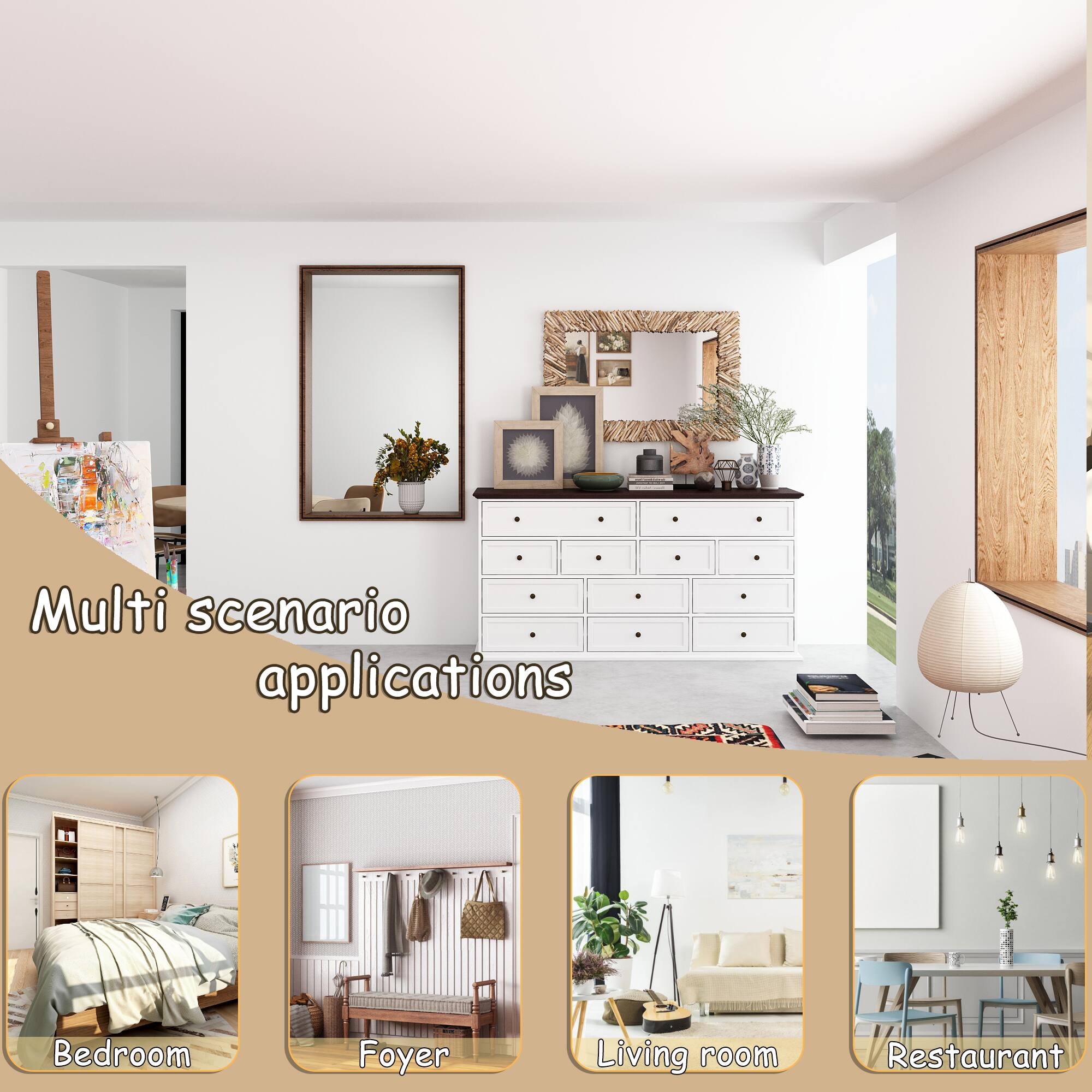 Multi scenario applications
Bedroom
Foyer
Living room
Restaurant