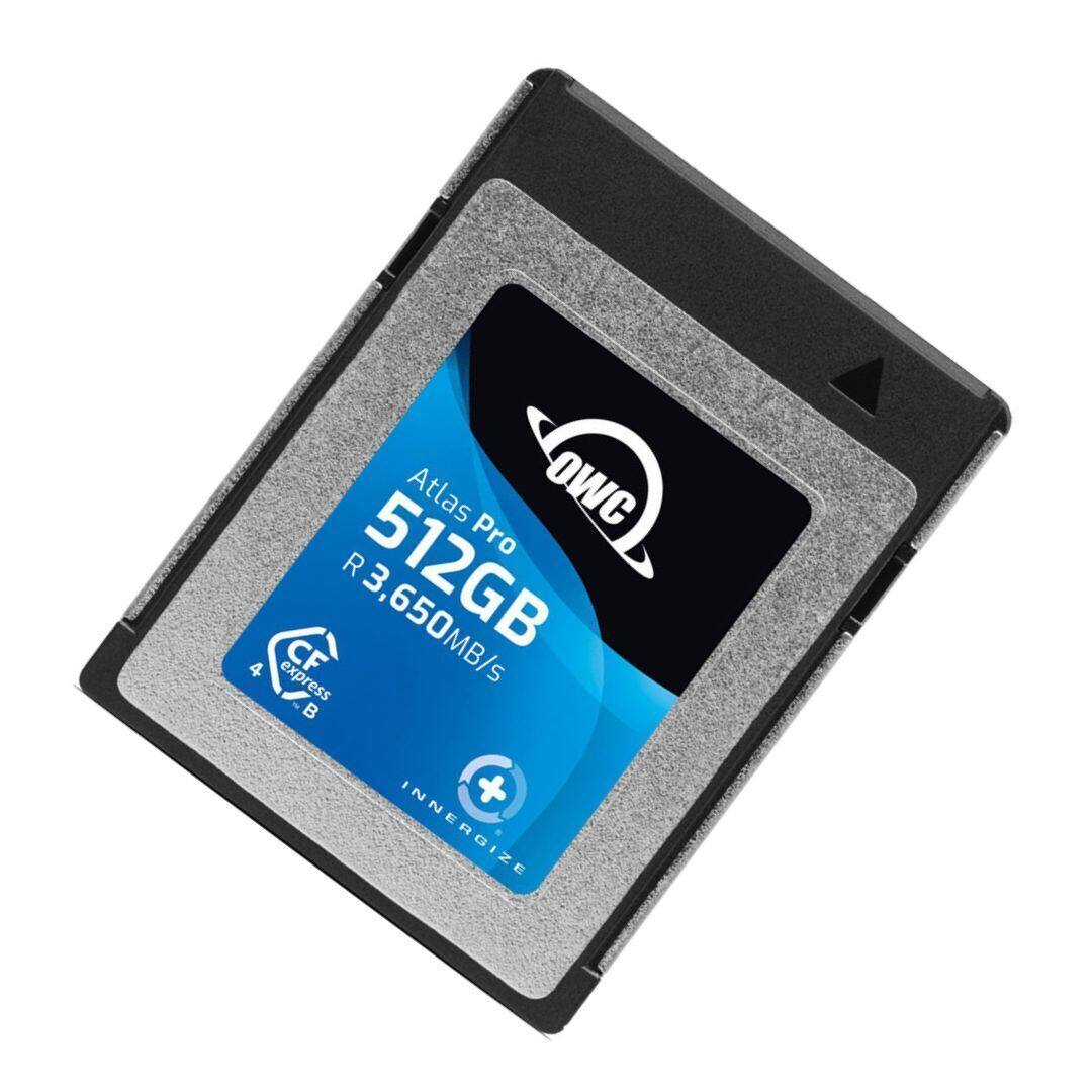 Back. OWC - OWC 512GB Atlas Pro High-Performance CFexpress 4.0 Type B Memory Card, Professional Grade.