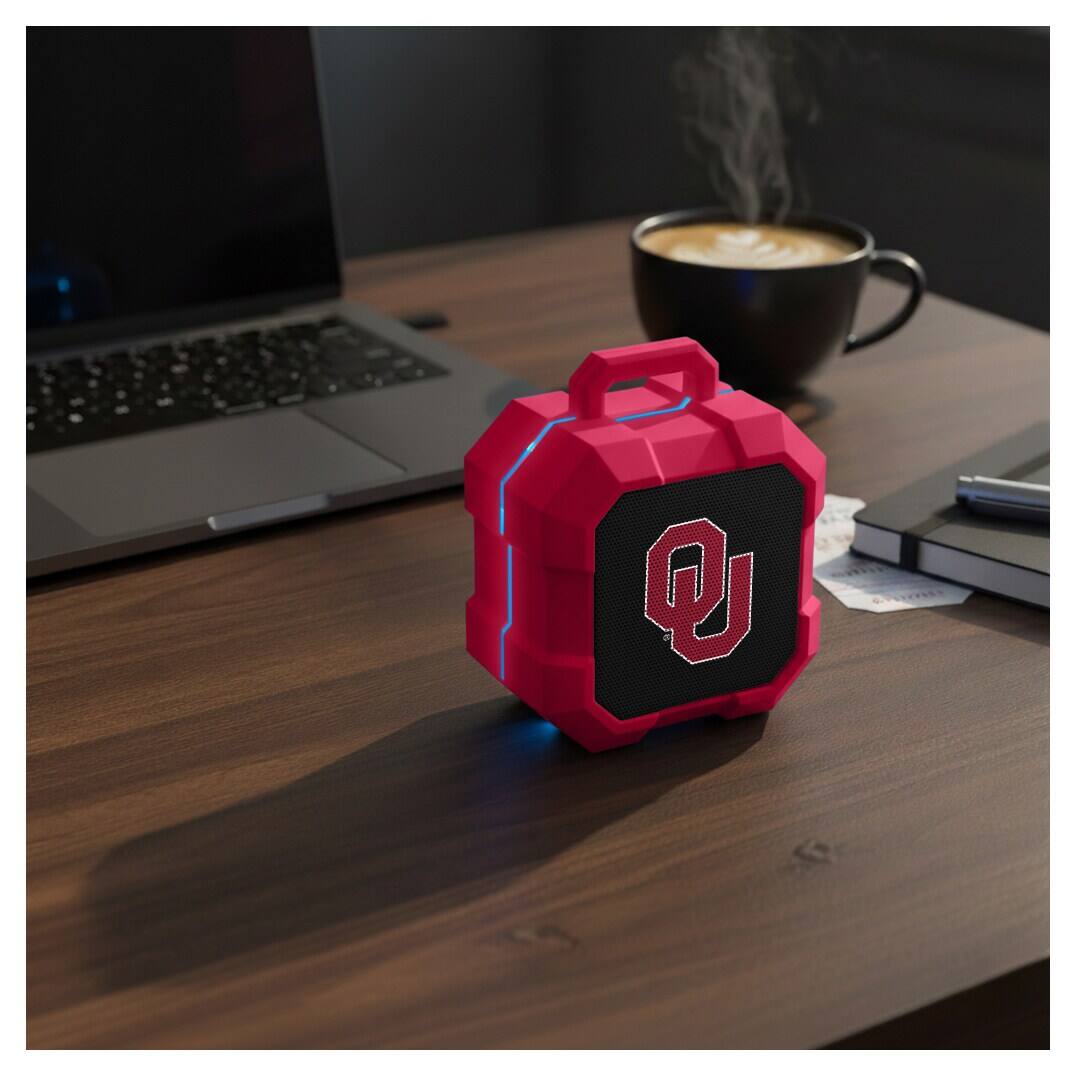 Alt View 1. LDM Company - Oklahoma Sooners Bluetooth Tailgate Speaker - Multicolor.