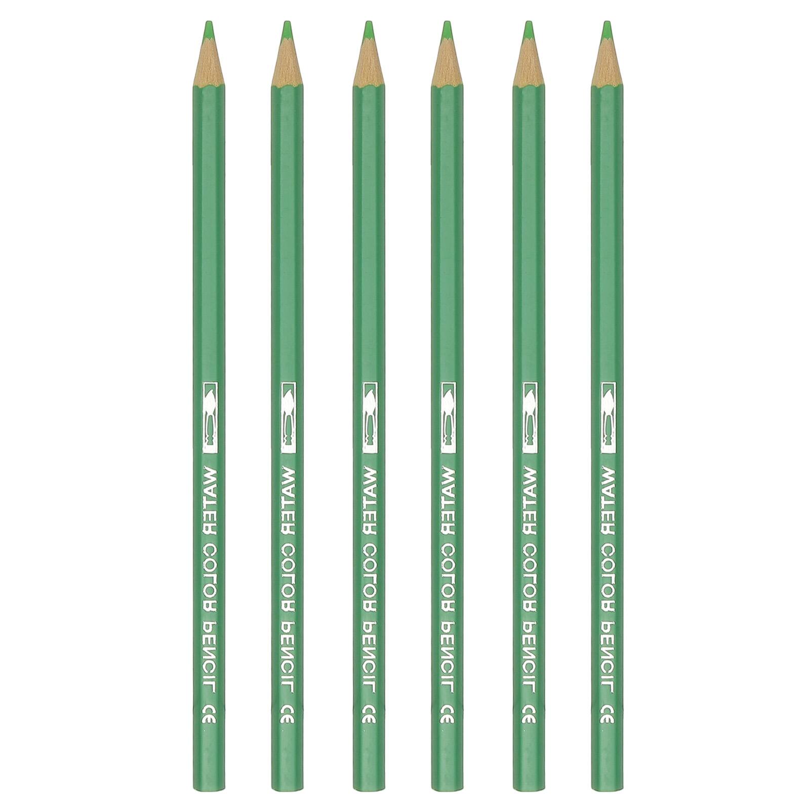 Unique Bargains - Watercolor Pencil, 6pcs Water Soluble Pencils for Blending, Coloring, Sketch Drawing, Painting - Light Green price history on PriceWatchPro