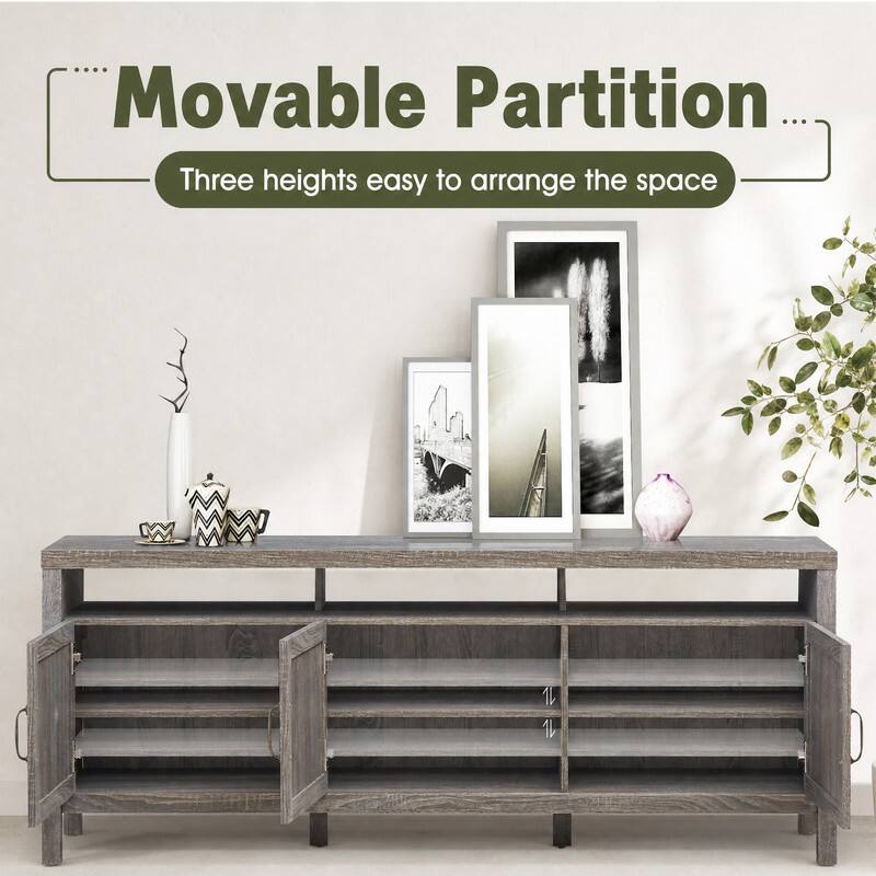 Movable Partition  
Three heights easy to arrange the space