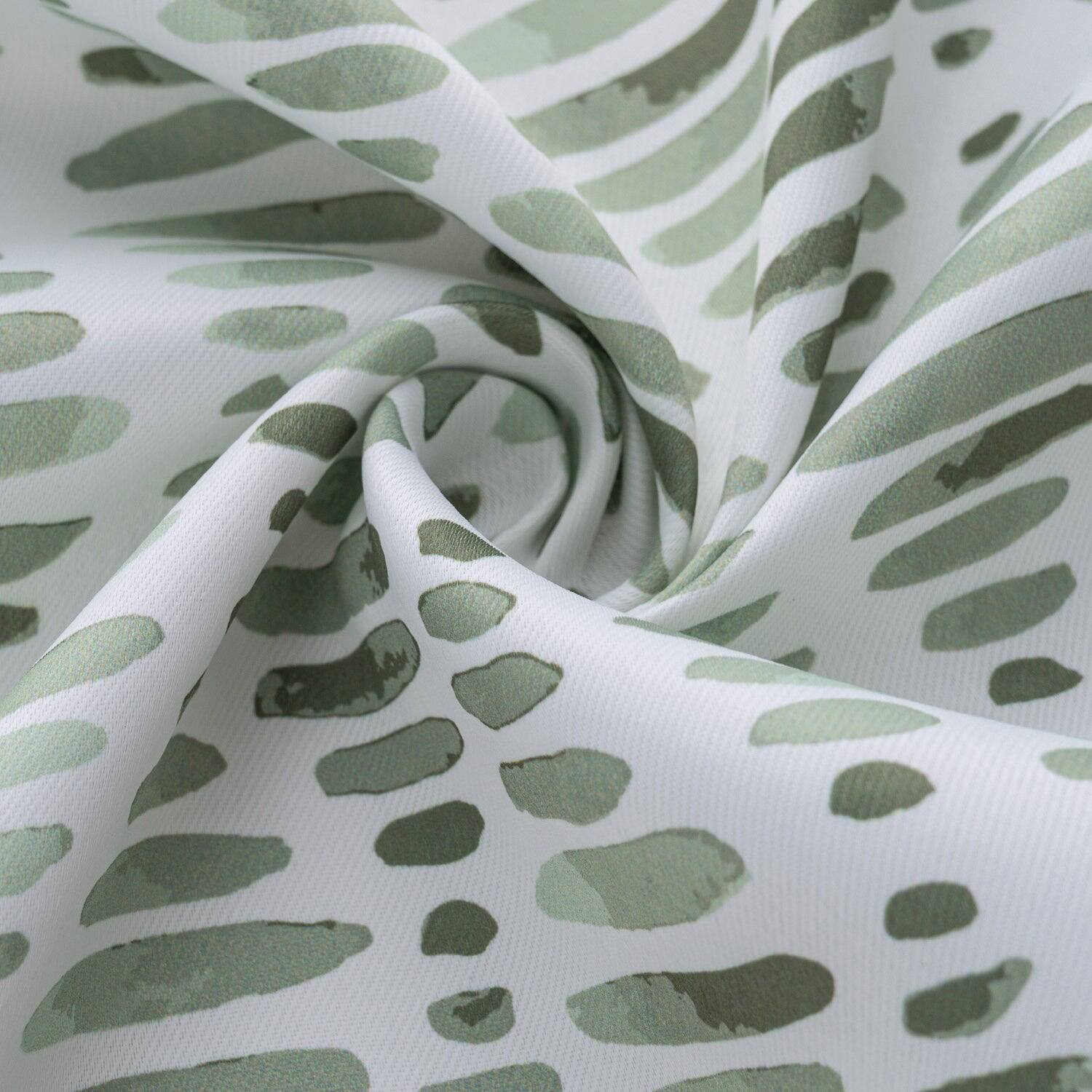 Alt View 2. Olivia Gray - Olivia Gray 100% Polyester 190 GSM Justice Reversible Blackout Grommet Curtain Panel 54" x 84" Sage - Sage.