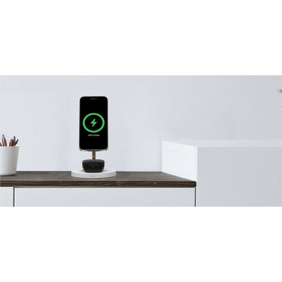 Alt View 8. Belkin - Belkin SoundForm Motion True Wireless Earbuds - Stereo - True Wireless - Bluetooth - 32.8 ft - Earbud - Binaural - Black.