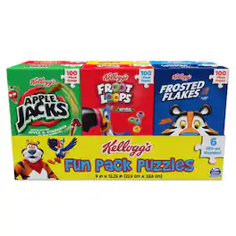 Spin Master - Kellogg's Cereal Fun Pack Puzzles Multicolored