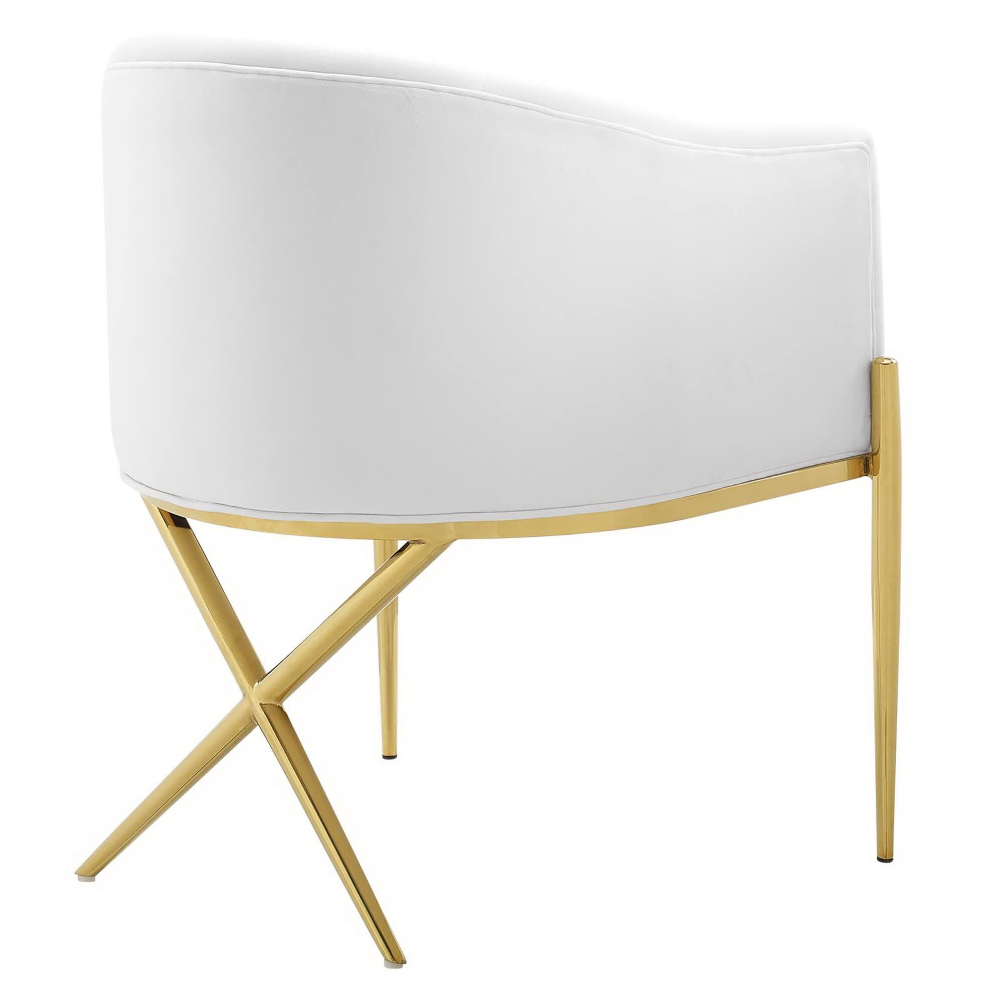 Alt View 1. Modway - Savour Performance Velvet Accent Dining Armchair Set of 2 by Modway - White.