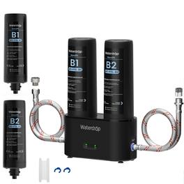 Waterdrop - DLA Under Sink Water Filter Extra B1B2 Filters - Black