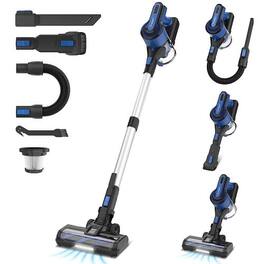 Akoasm - 8-in-1 Cleaner Cordless Vacuum, 30KPa Suction, 350W Motor for Home - Black Blue