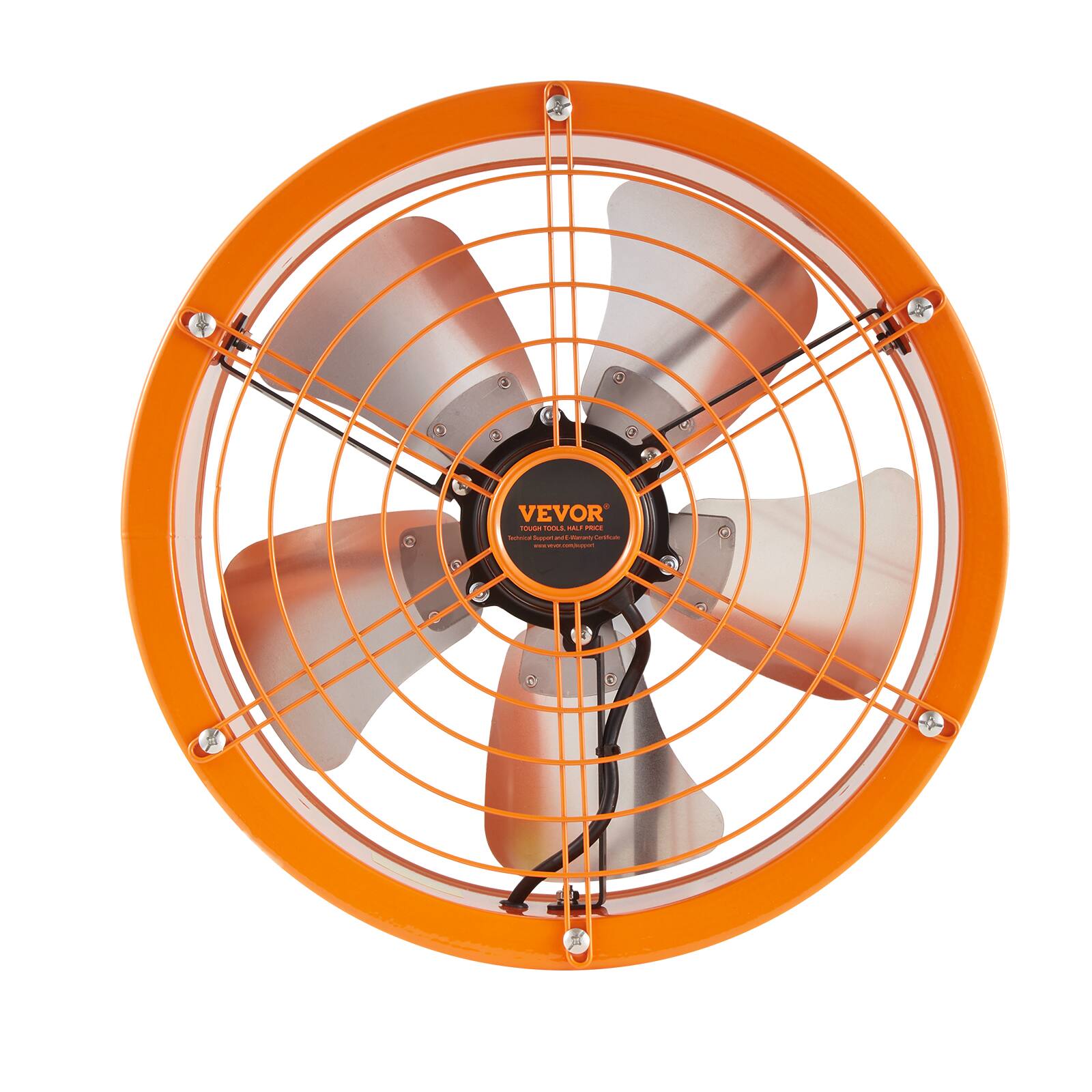 VEVOR  
Industrial Exhaust Fan  
18" Diameter  
115V/60Hz  
1/2 HP  
3-Speed  
Ball Bearing  
Powder Coated Steel  
Heavy Duty