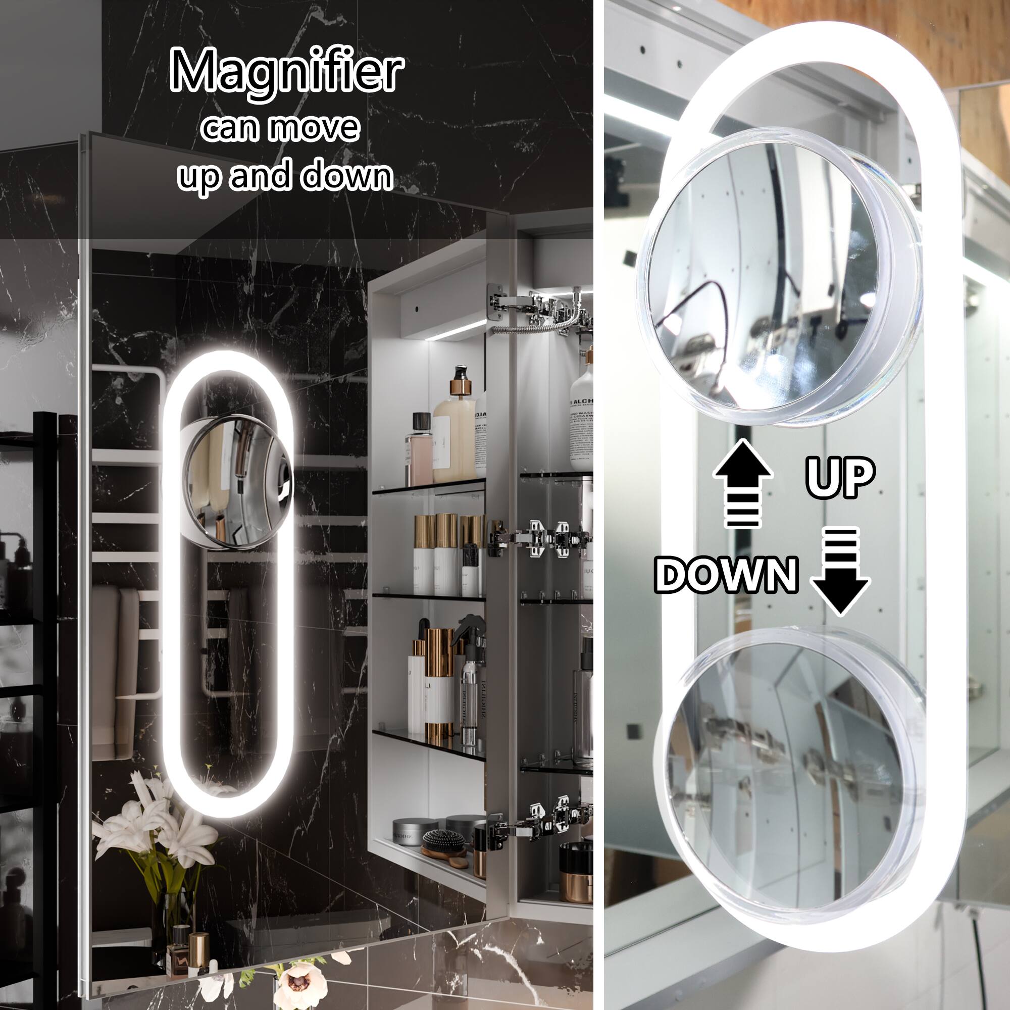 Magnifier can move up and down

UP

DOWN