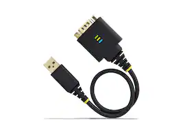 StarTech.com - StarTech 1ft USB to Serial Adapter, COM Retention, FTDI IC, ESD Protection