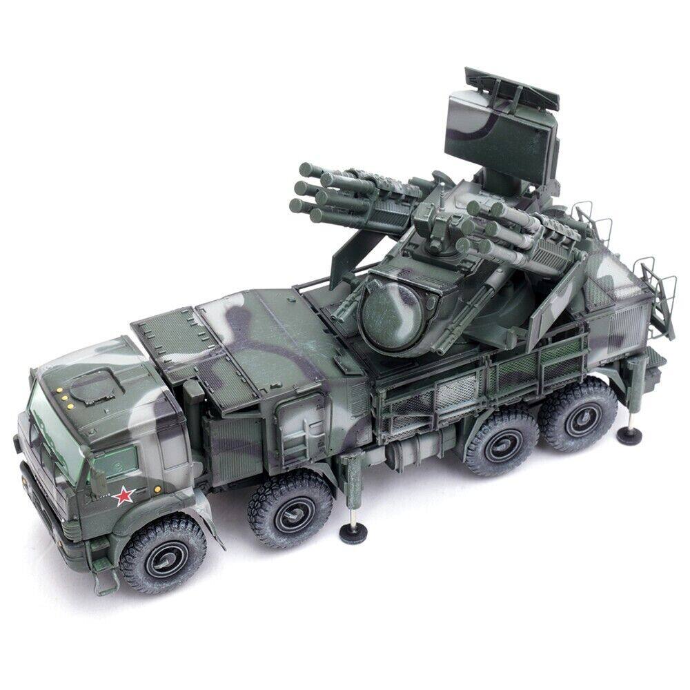 Alt View 4. Panzerkampf - Pantsir S1 96K6 Self-Propelled Air Defense Weapon System Tri-Color Camouflage 1/72 Diecast Model by Panzerkampf.