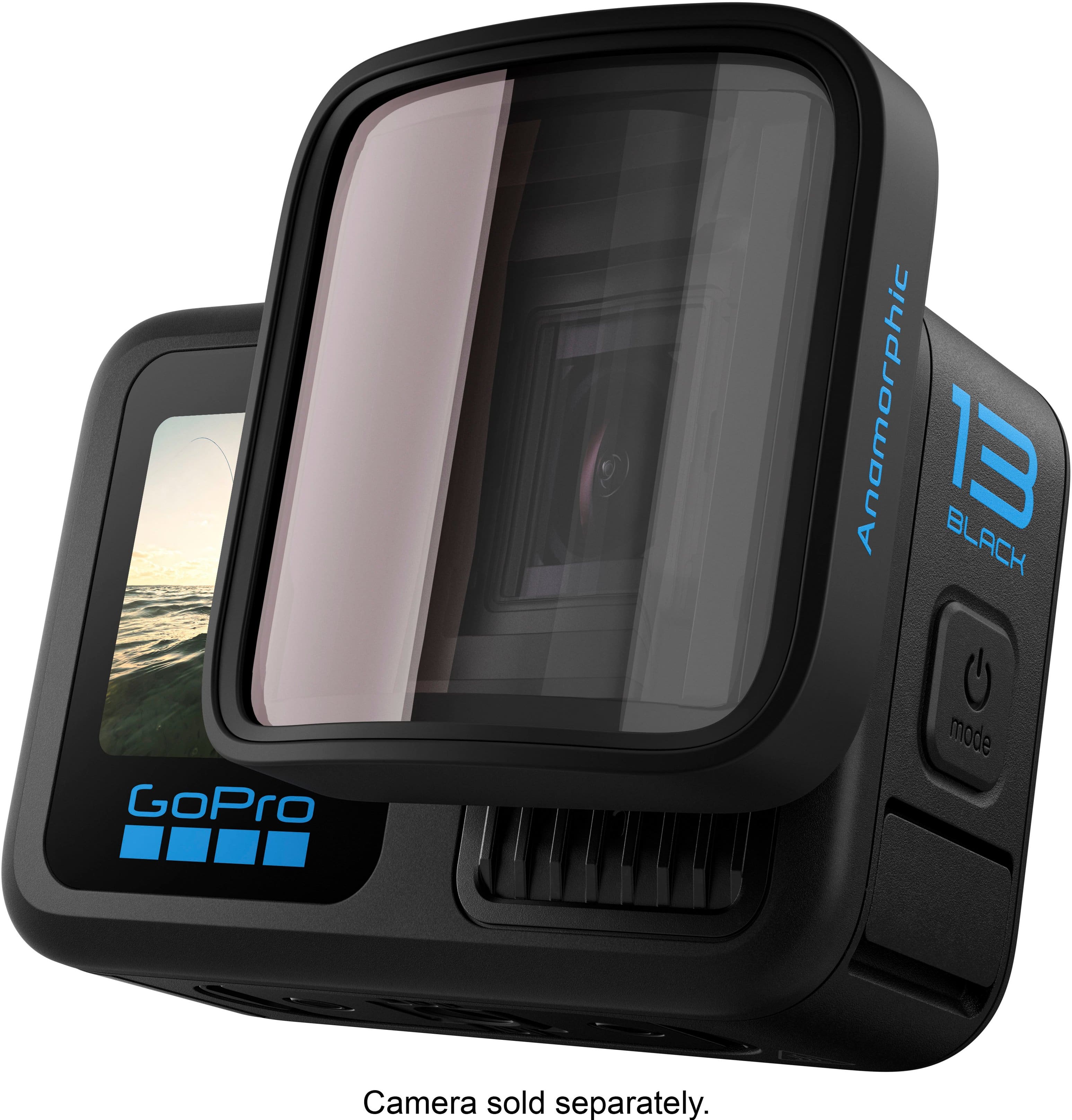 GoPro Anamorphic 13 Black mode Camera sold separately.