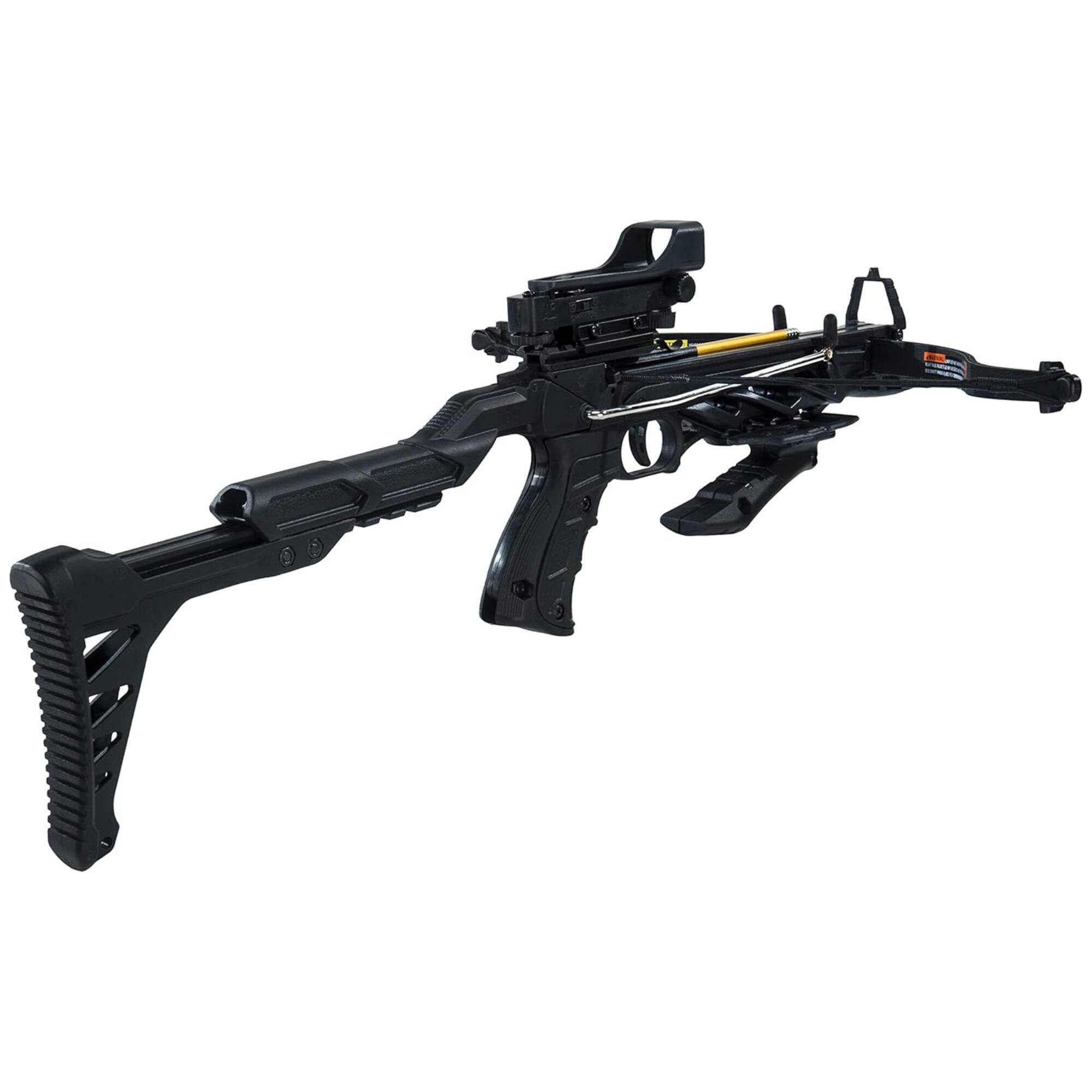 Left. Centerpoint - Centerpoint Hornet Recurve Crossbow with Reflex Red Dot Sight & 3, 6" Bolts - Black.