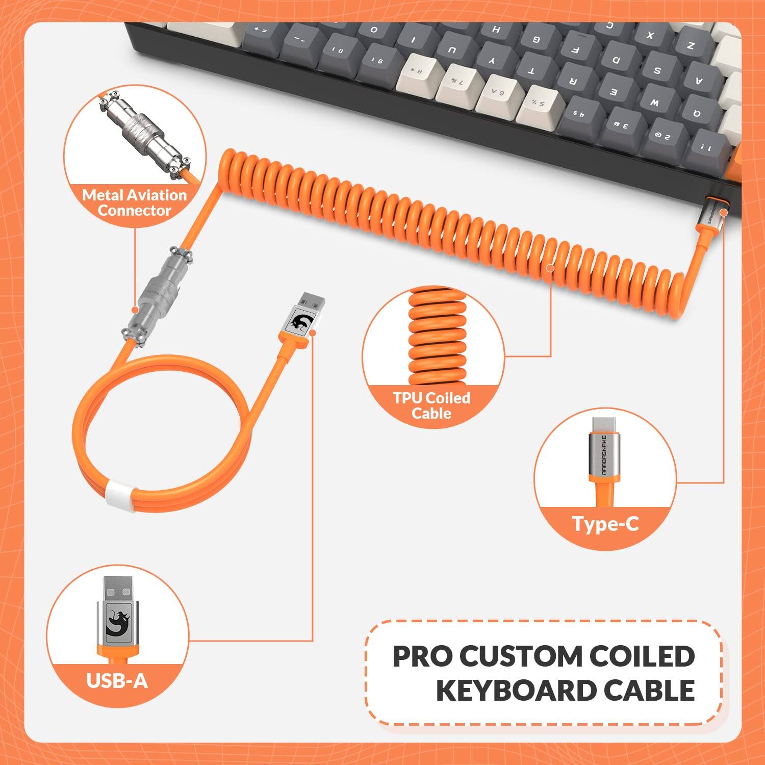 - 3 10 o - D I a n - J N A V a 5 1 V S F . . C D E - E x S M 10 2 Z A D .. 1 Metal Aviation Connector TPU Coiled Cable Type-C USB-A PRO CUSTOM COILED KEYBOARD CABLE

Corrected text:
- 3 10 o - D I a n - J N A V a 5 1 V S F . . C D E - E x S M 10 2 Z A D .. 1 Metal Aviation Connector TPU Coiled Cable Type-C USB-A PRO CUSTOM COILED KEYBOARD CABLE