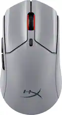 Front. HyperX - Pulsefire Haste 2 Pro 4K Lightweight Wireless Optical Gaming Mouse with RGB Lighting - Slate Grey.