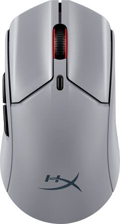 HyperX - Pulsefire Haste 2 Pro 4K Lightweight Wireless Optical Gaming Mouse with RGB Lighting - Wireless - Slate Grey