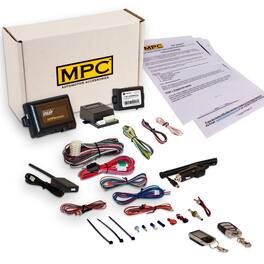 MPC - 2 Way LCD Remote Start/Keyless Entry Kit For 2001-2003 Ford Explorer Sport Trac - Black