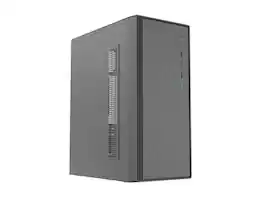 DIYPC - DIY-V3-ATX Black USB3.0 ATX Mid Tower Computer Case w/ 1 x 120mm Fan x Rear (Pre-Installed) - Black