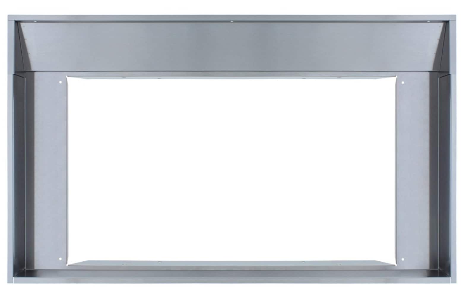 Zephyr - Panel 36 in. Liner for Tornado II Range Hood - Stainless Steel - Front_Zoom