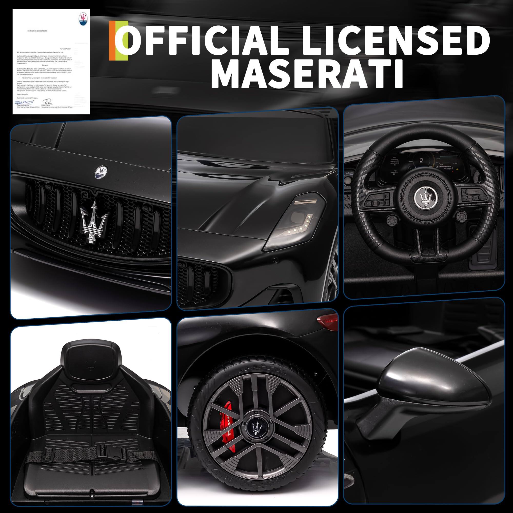 OFFICIAL LICENSED MASERATI

- 22 | OFFICIAL LICENSED - MASERATI
