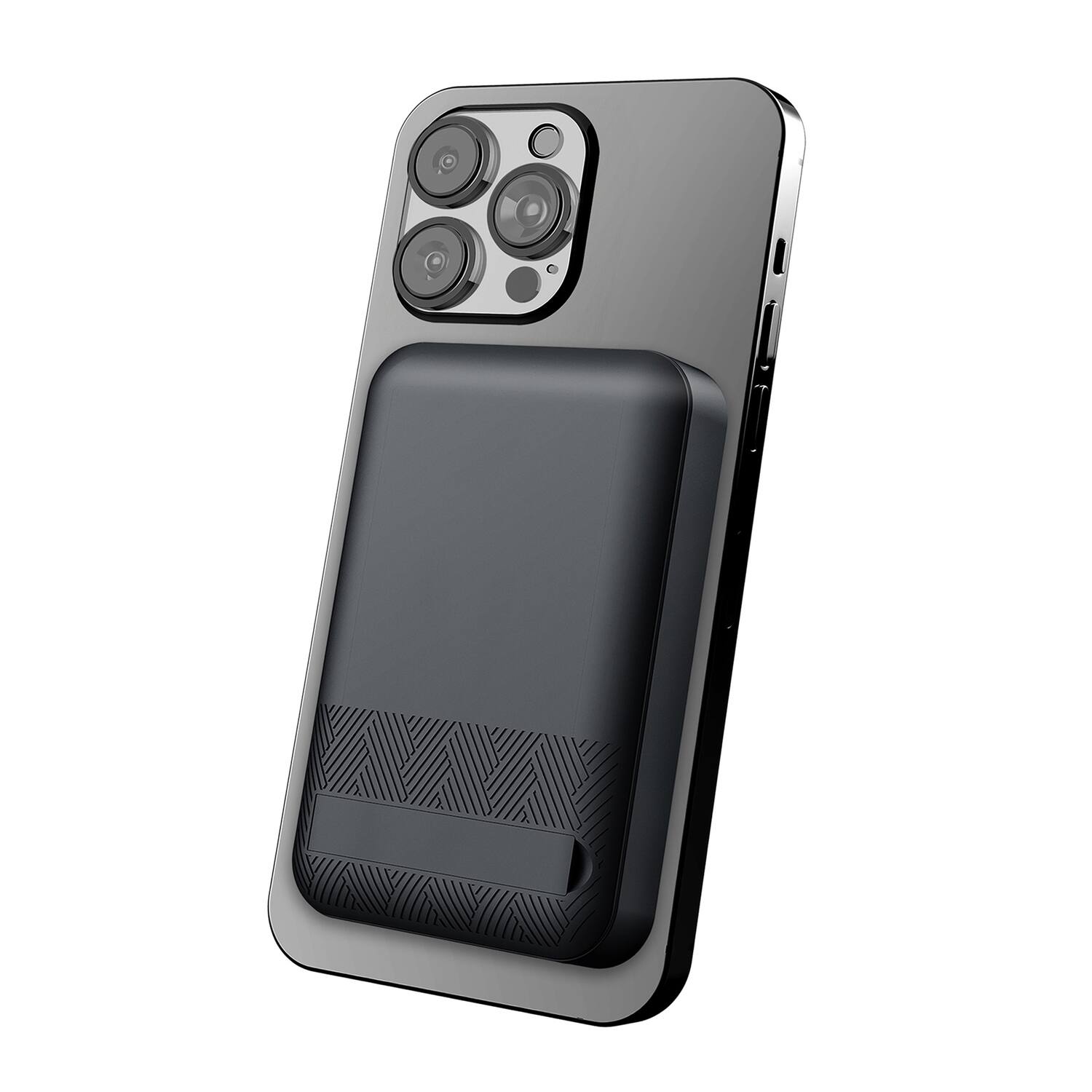 Back. Digipower - Digipower Wpc-pb-ms10 Re-fuel Magsafe-compatible 10,000-mah Power Bank - black.