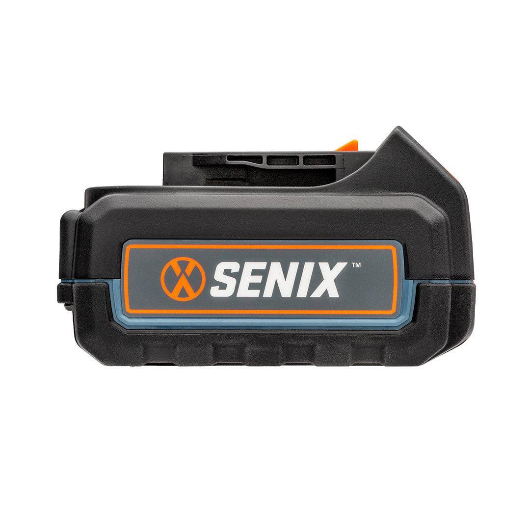 Alt View 1. SENIX - X2 20V Max* 5.0 Ah Lithium-ion Battery - Black.