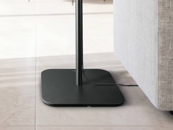 Alt View 1. Ultimea - Steady 400 Speaker Stands, Adjustable Height, Stable Aluminum Alloy Speaker Mounts for Surround Sound Systems - Black.