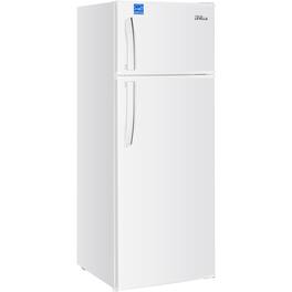 Premium Levella - 7.3 CuFt Top-Mount Refrigerator with Three Full-Width Door Balconies - White