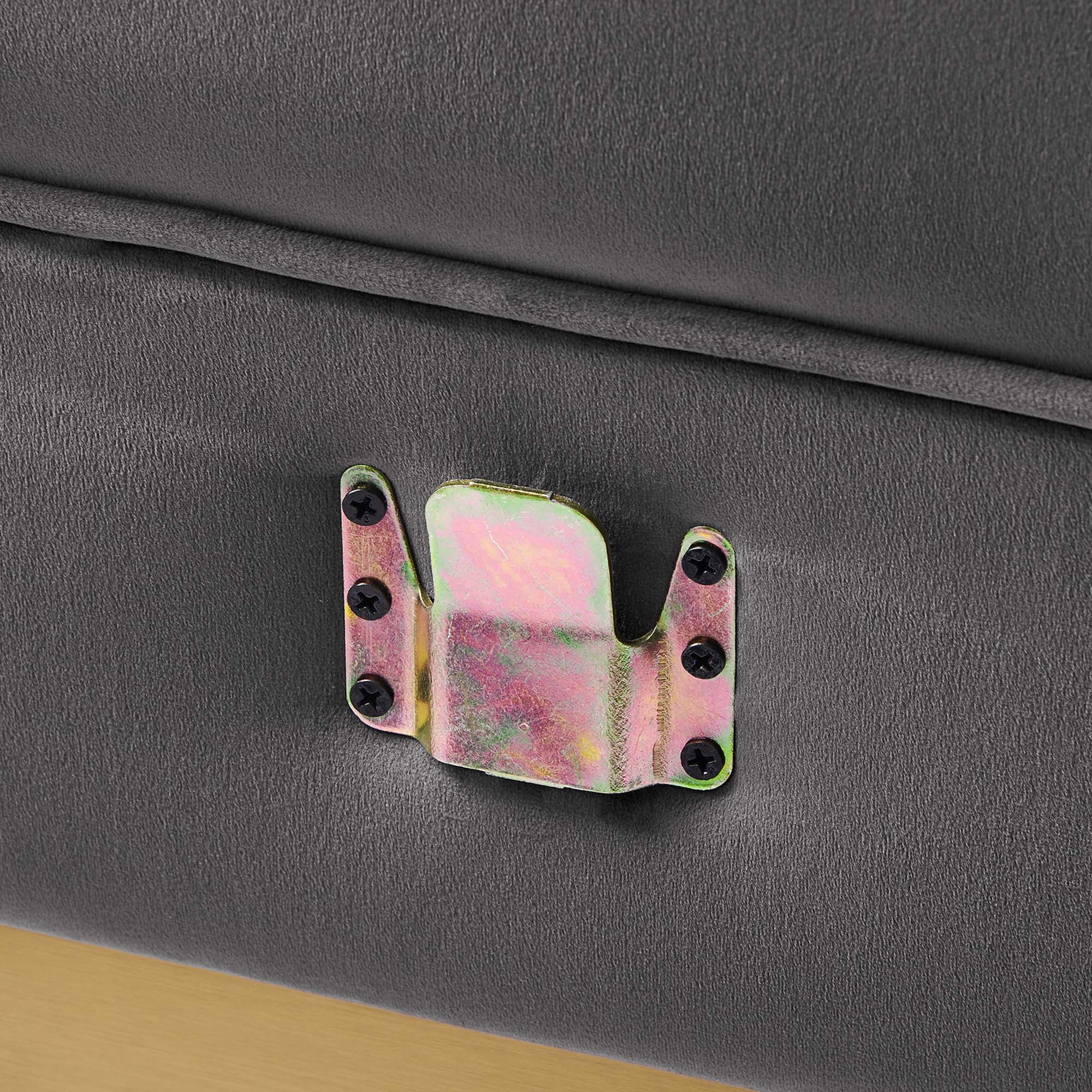 Alt View 3. Modway - Sanguine Channel Tufted Performance Velvet Modular Sectional Sofa Left-Arm Chair by Modway - Gray.