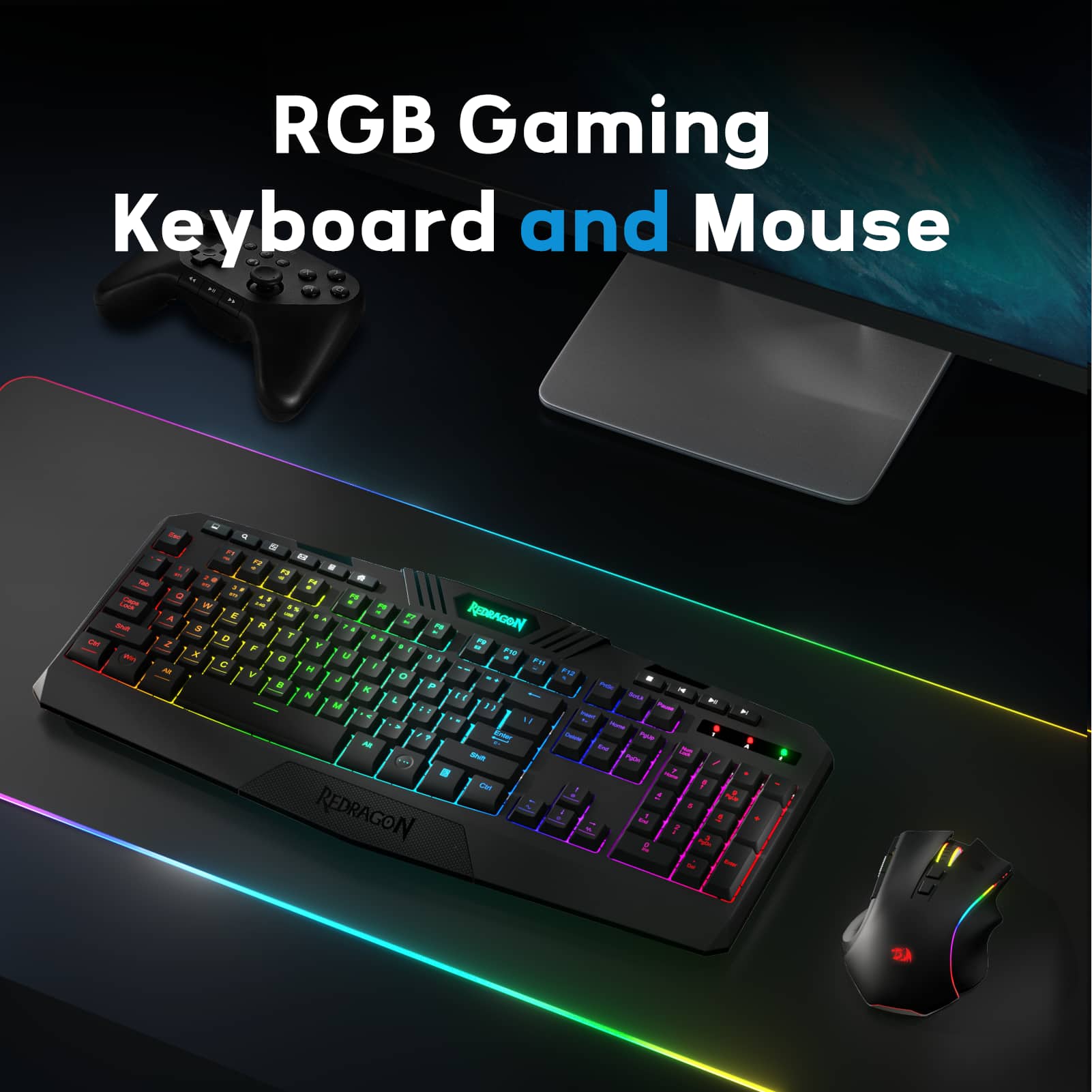 RGB Gaming Keyboard and Mouse - Redragon - 4 N - N . 1 I . - - - I - - - . I - - - - - - . * a E - 4 - R - a . . D . T - . + 1 - . - - 4 . 1 - ee ... C N - . - - - - Y D - - . . . N : 4 M a 1 - " - + T I AR - - - - / Redragon A . - T i 1 - - - : - - - - il - , L - ! , + . J 1 !