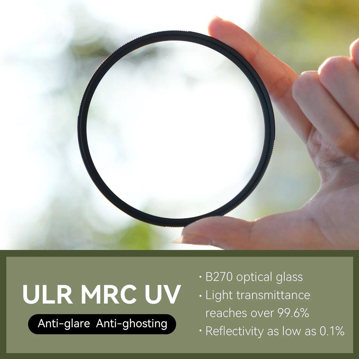 B270 optical glass ULR MRC UV Light transmittance reaches over 99.6% Anti-glare Anti-ghosting Reflectivity as low as 0.1%