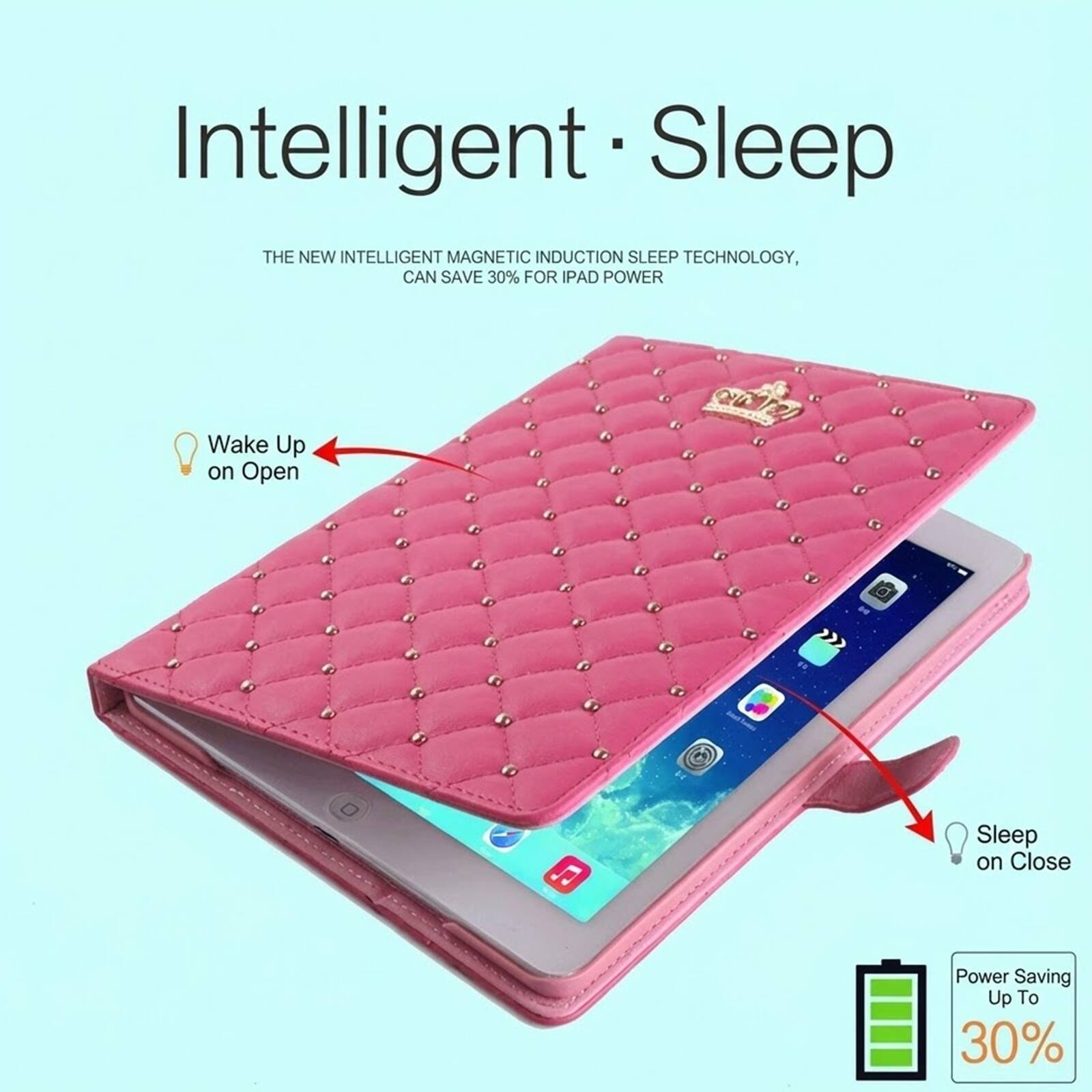 Intelligent Sleep

THE NEW INTELLIGENT MAGNETIC INDUCTION SLEEP TECHNOLOGY, CAN SAVE 30% FOR IPAD POWER

Wake Up on Open

Sleep on Close

Power Saving Up To 30%