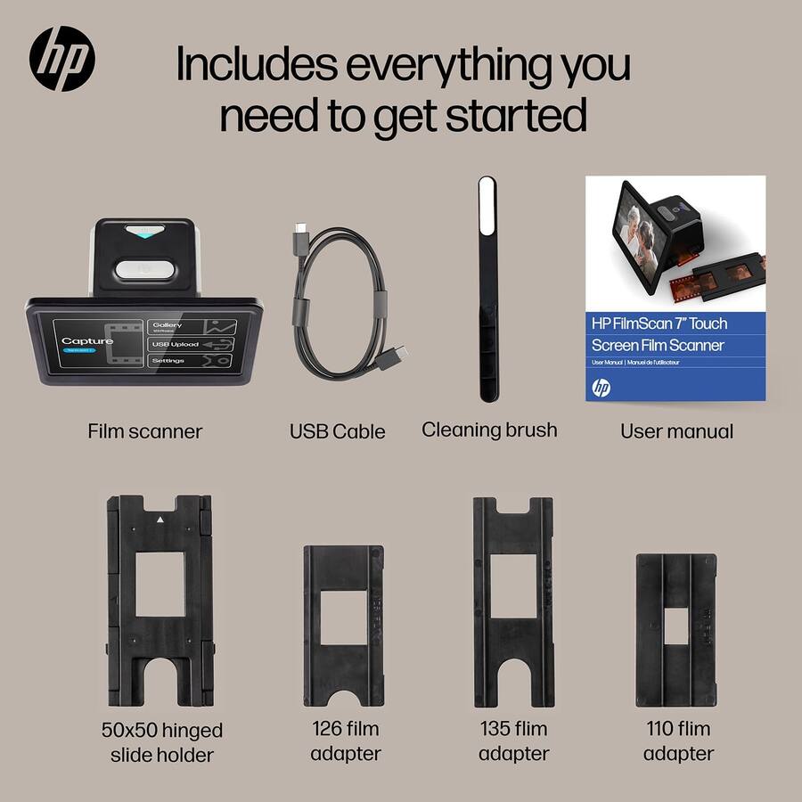 Film Scanner Rack HP FilmScan Touch Film & Slide Scanner (7