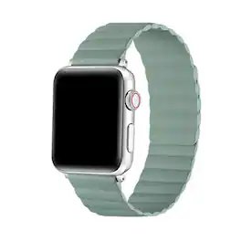 Posh Tech - Magnetic Silicone Band for Apple Watch - Sage Green
