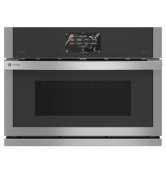 GE Profile - 1.7 Cu. Ft. Convection Built-In Microwave with Sensor Cooking and Five in One 120V Advantium Technology - Stainless Steel - Front_Zoom