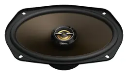 Pioneer - 6" x 9" 2-way Car Speakers Aramid Fiber-reinforced IMPP cone (Pair) - Black
