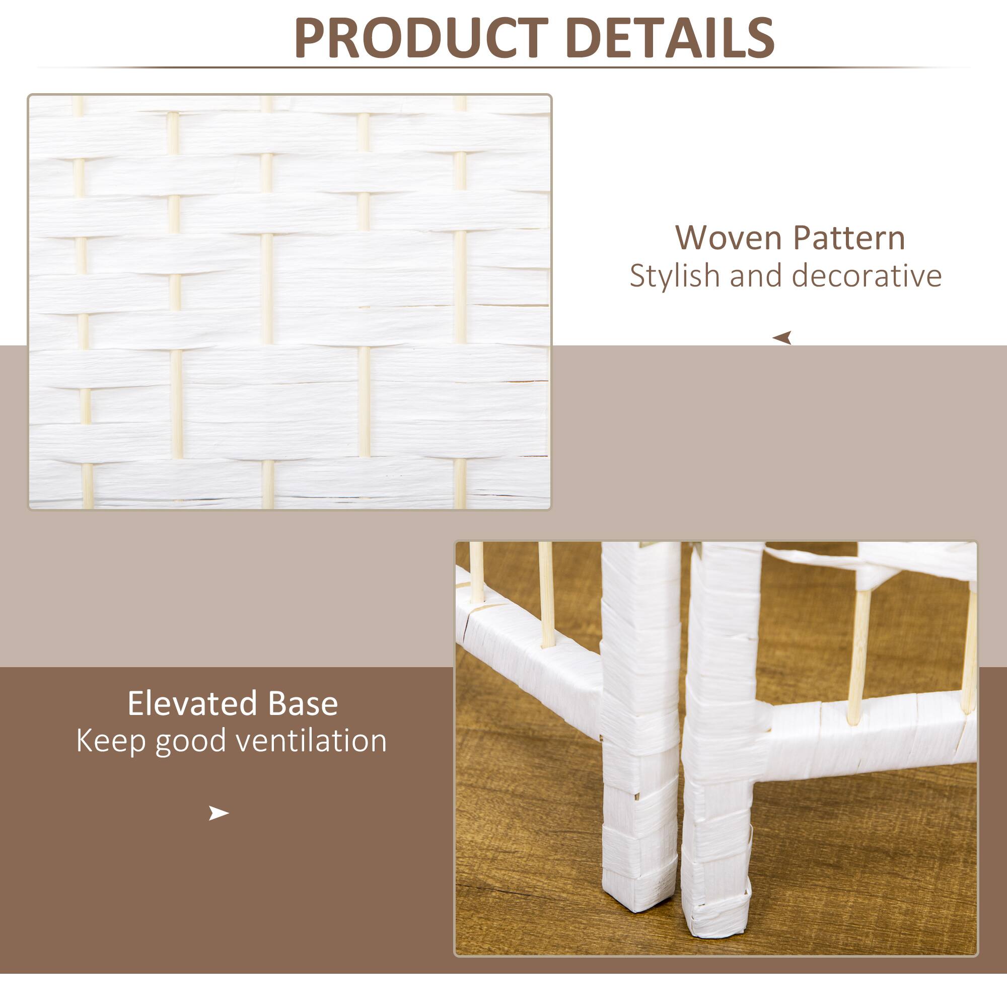 PRODUCT DETAILS

Woven Pattern
Stylish and decorative

Elevated Base
Keep good ventilation
