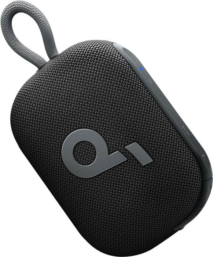 Soundcore - by Anker Select 4 Go IP67 Waterproof-Dustproof Floatable Ultra-Portable Bluetooth Speaker with 20H Playtime - Black - Front_Zoom