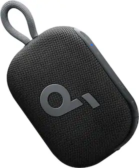 Front. Soundcore - by Anker Select 4 Go IP67 Waterproof-Dustproof Floatable Ultra-Portable Bluetooth Speaker with 20H Playtime - Black.