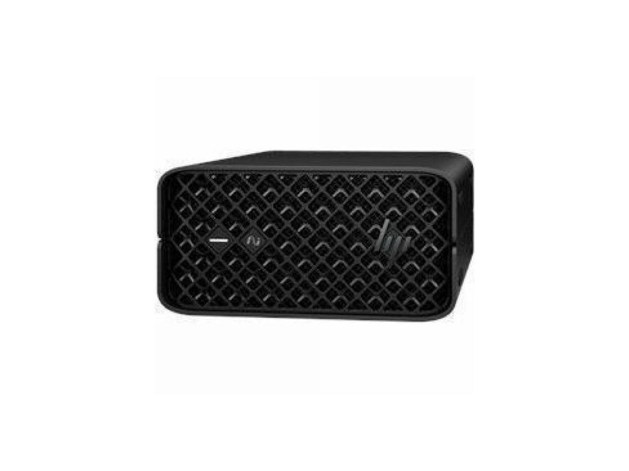 Alt View 3. HP - HP Z2 Mini G1a - AMD Ryzen AI 385 - 32GB - 1TB SSD - AMD Radeon 8050S - Windows 11 Pro - Black.