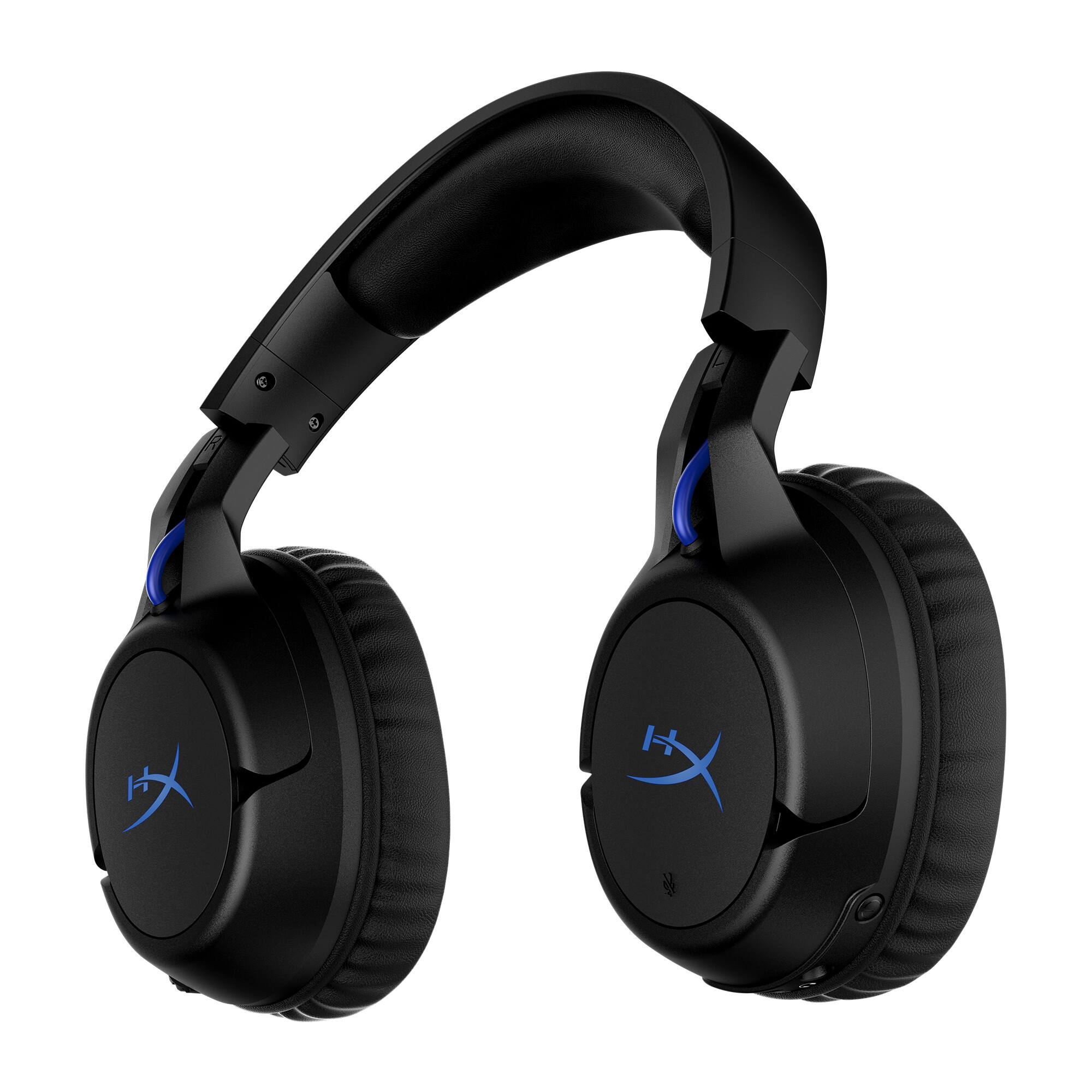 Back. HyperX - HyperX Cloud Flight - Wireless Gaming Headset for PC, laptop, PS5, and PS4 - Black - BLACK.