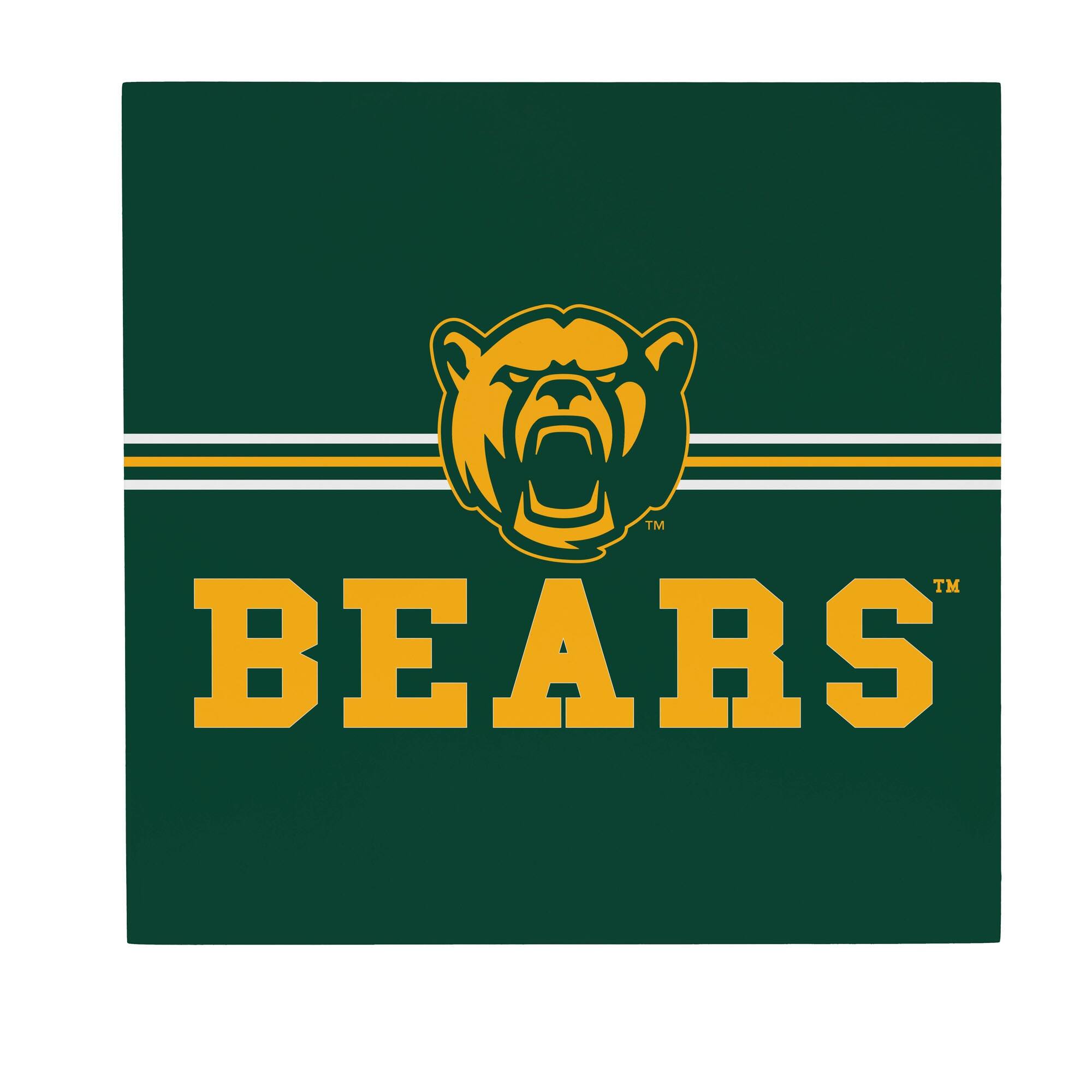 Baylor Bears 12" x 12" Wood Wall Sign