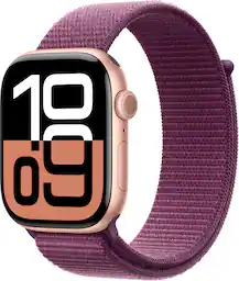 Rose Gold - Aluminum - Sport Loop - Plum