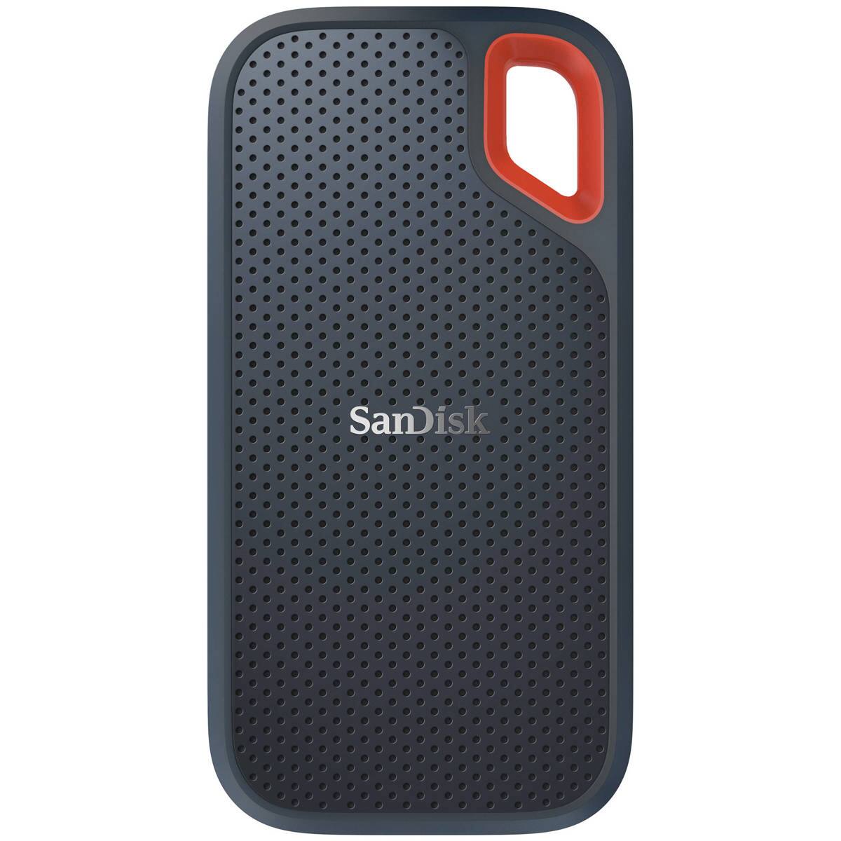 Alt View 7. SANDISK - SanDisk 1TB Extreme Portable SSD - Up to 1050MB/s - USB-C, USB 3.2 - External SSD - Sky Blue.