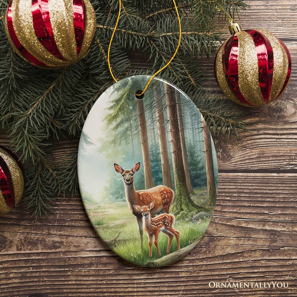 Back. OrnamentallyYou - Bambis Magical Forest Ornament A Christmas Tribute to Woodland Friends - Multi-colored.